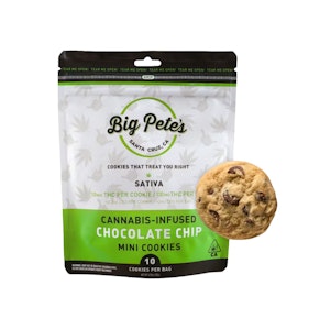 BIG PETE'S - 10 PACK SATIVA - CHOCOLATE CHIP 100MG - BIG PETE'S