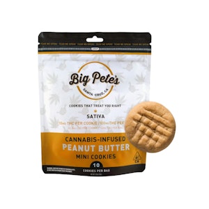 BIG PETE'S - 10 PACK SATIVA - PEANUT BUTTER 100MG - BIG PETE'S