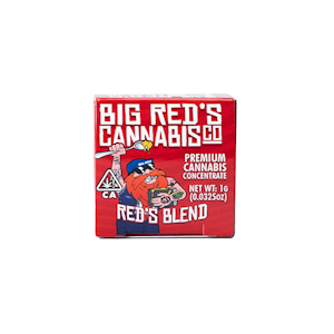 Big Red's - Big Red's - 1g BHO (Pressure Pie-Indica)