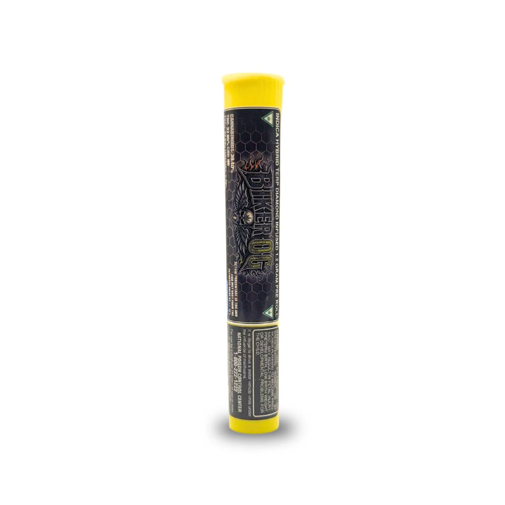 Cannabee Extracts - Biker OG 1.2g Terp Diamond Infused Preroll - CANNABEE EXTRACTS Main Image