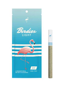 Birdies - Birdies Light 3pk Prerolls 2.1g CBD 2:1