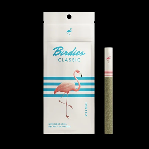 Birdies - Birdies Classic Indica .7g Straight Roll 3pk  Main Image