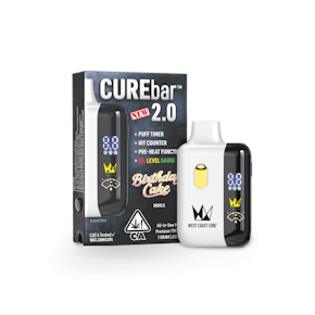 WCC | Disposable | CUREbar | Birthday Cake | 1g