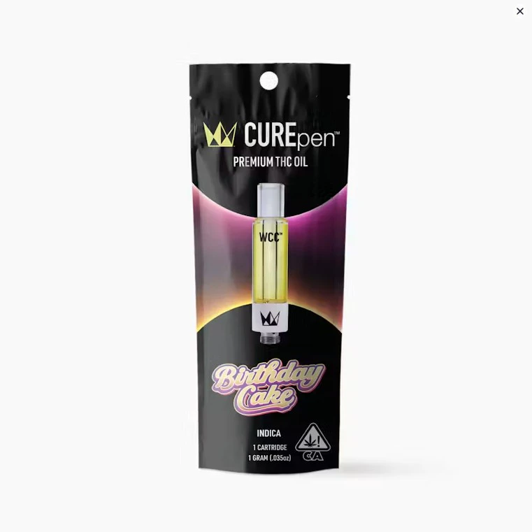 West Coast Cure - WEST COAST CURE: Birthday Cake CUREpen 1g Distillate Cart (I) Main Image