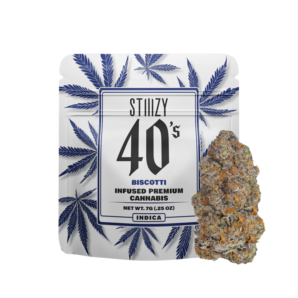 STIIIZY - Biscotti (I) | 7g Infused 40s Mylar Indoor Flower | Stiiizy Main Image
