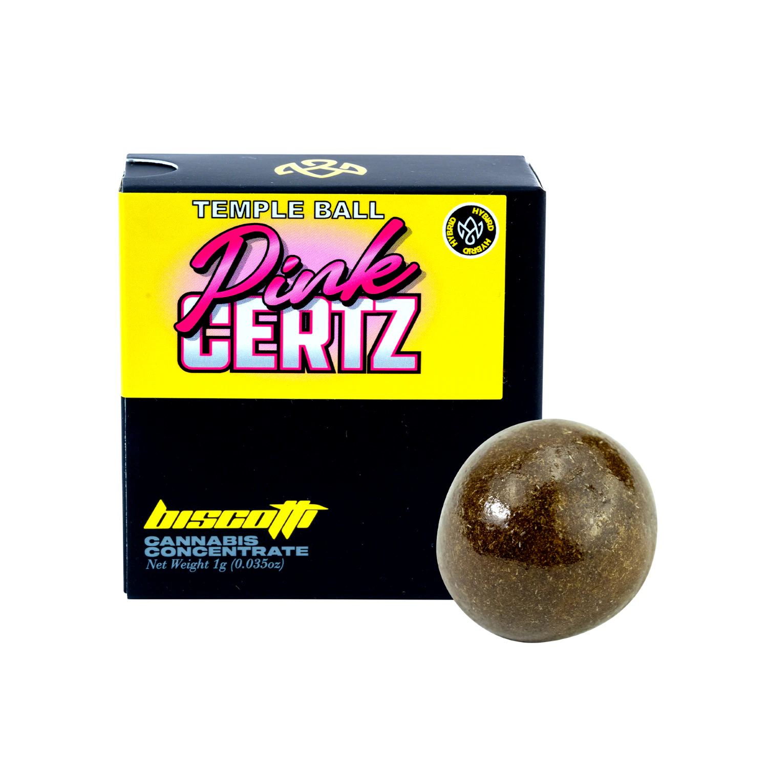 Biscotti - Biscotti - 1g Temple Ball Hash - Pink Certz Main Image