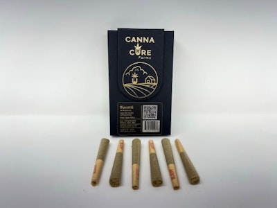 CANNA-CURE - Canna Cure - Biscotti - 6pk .5g - 23.99% THC - Pre-Rolls