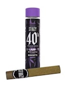 STIIIZY-Biscotti-40's-Blunt-Infused Pre Roll-Indica-Kief-40%+-2g