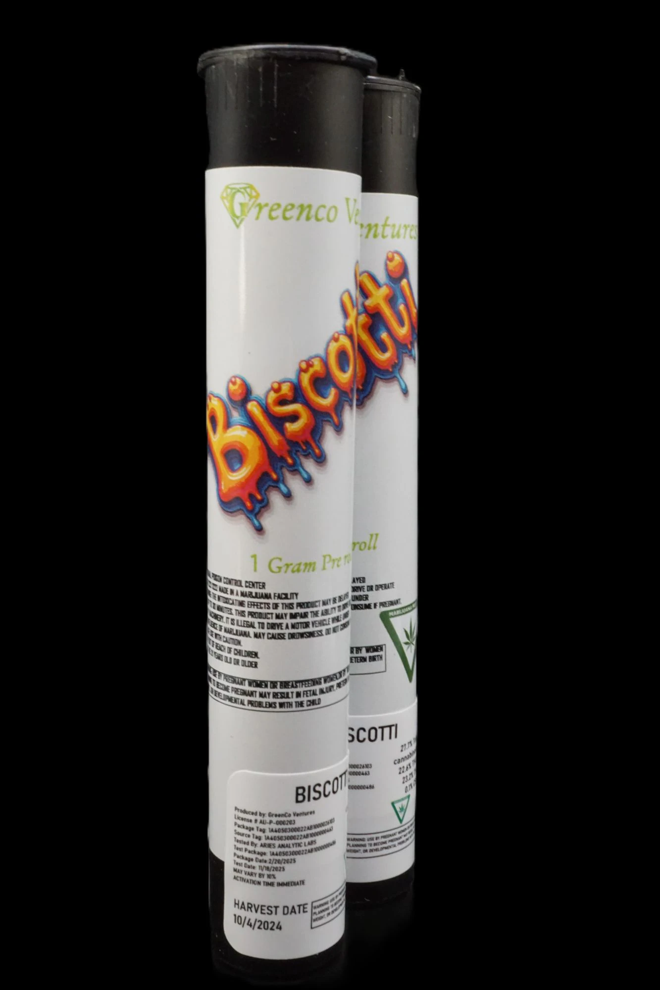 Greenco Ventures LLC - Biscotti 1g Pre Roll Main Image