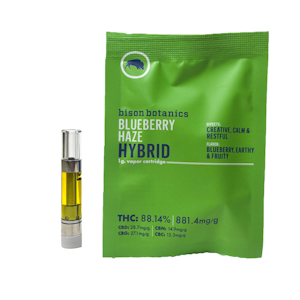 Bison Botanics - B7 Bison Botanics Blueberry Haze 510 Cart 1g