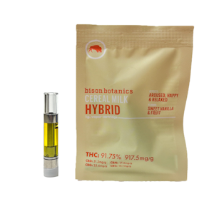 Bison Botanics - B5 Bison Botanics Cereal Milk Threaded 510 Cart 1g