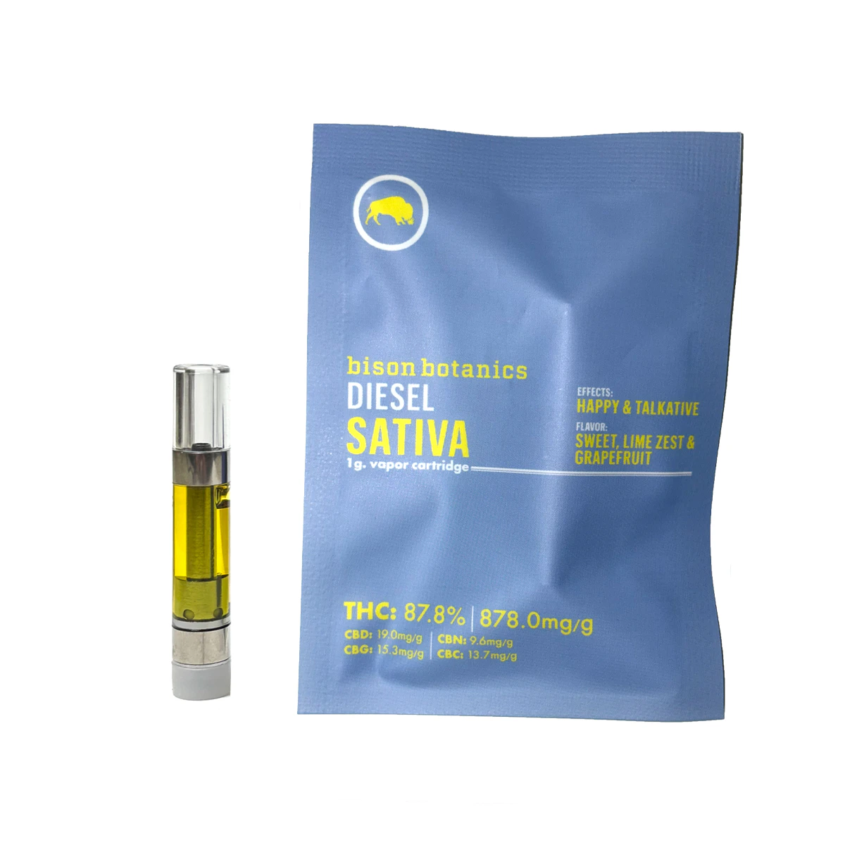 Bison Botanics - Bison Botanics - Diesel - 510 Cart - 1g Main Image