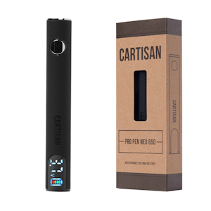 CARTISAN - Black Pro Pen Neo 650 | 510 Battery | Cartisan