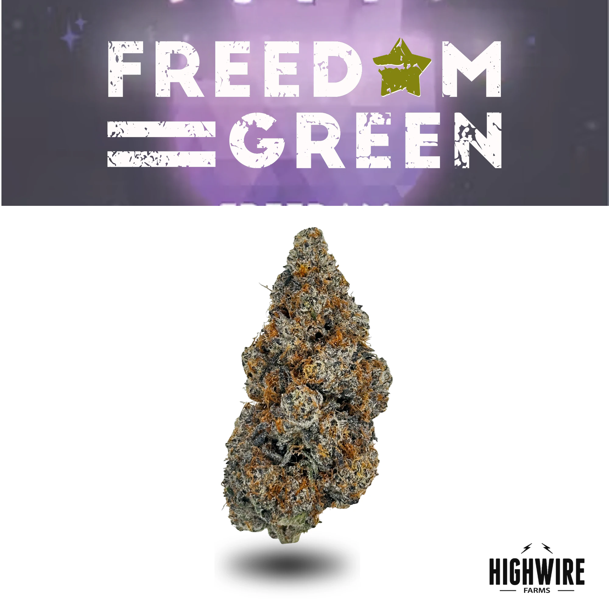 FREEDOM GREEN FARMS - Black Amber 1/8th Main Image