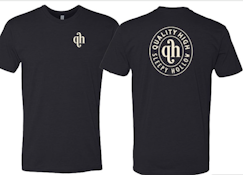 Black T-Shirt w/Badge - XL
