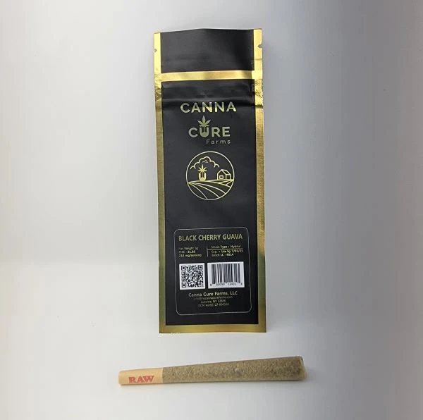 CANNA-CURE - Canna Cure - Black Cherry Guava - 1g Joint - 21.86% THC - Pre- Roll Main Image