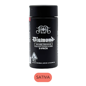 HEAVY HITTERS - Heavy Hitter - Black Haze - Infused Preroll Pack - 5pk - 2.5g