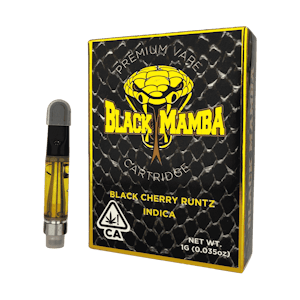 Black Mamba Cannabis - Black Mamba Cannabis - Cartridge - Blue Berry Kush - 1 g