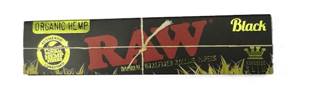 Raw Blacks: Organic Hemp (King Size Slim)