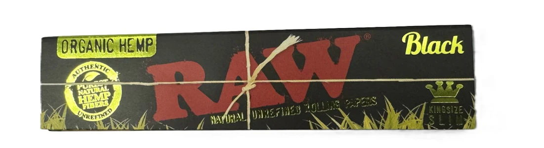 Weed Growers From Seed To Stone DBA Matawana - Raw Blacks: Organic Hemp (King Size Slim)