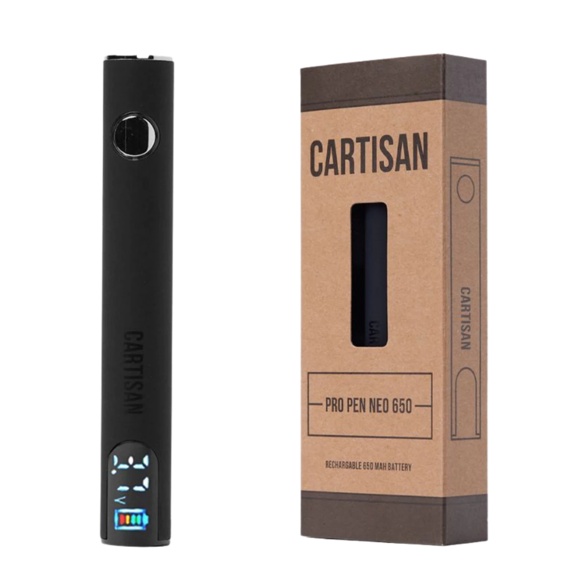 CARTISAN - Black Pro Pen Neo 650 | 510 Battery | Cartisan Main Image
