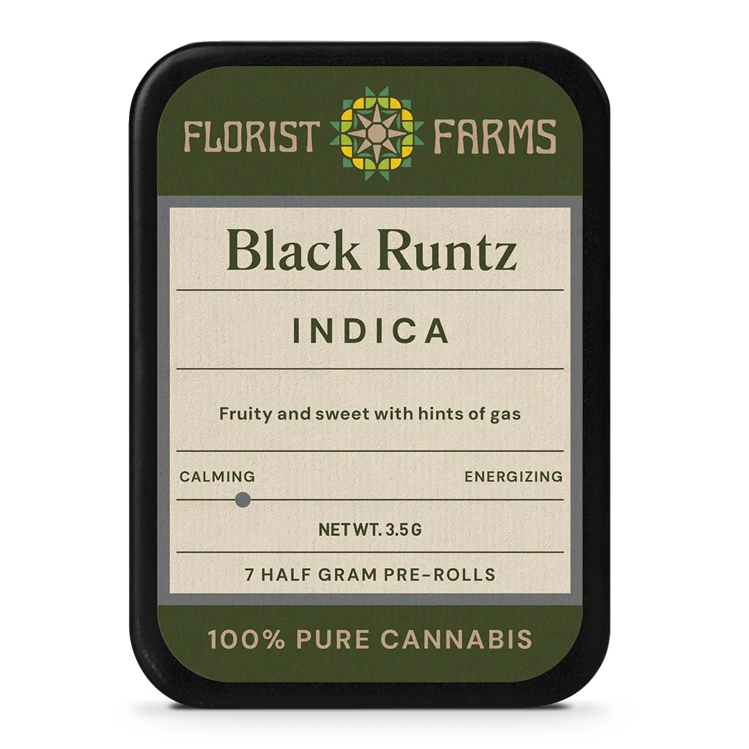 Florist Farms - Black Runtz | Pre-rolls | 0.5g 7-pack | Florist Farms Main Image