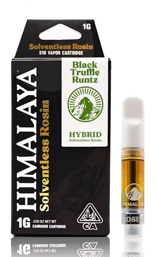 HIMALAYA - Himalaya 1g Black Truffle Runtz Live Rosin Cartridge Main Image
