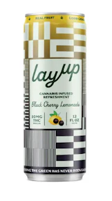 LayUp | Edibles | Drinks | Drink - Black Cherry Lemonade - THC | 12oz 10mg
