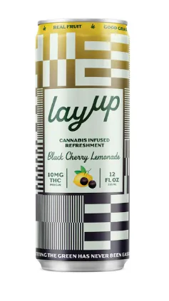 Layup - LayUp | Edibles | Drinks | Drink - Black Cherry Lemonade - THC | 12oz 10mg Main Image