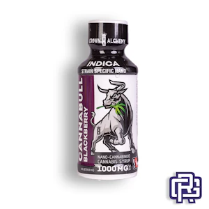 CROWN B ALCHEMY - Blackberry "Cannabull" Nano Syrup | 118mL 1000mg (THC)
