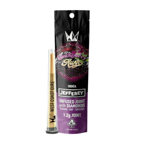 WEST COAST CURE - Blackberry Kush (I) | 1.2g Jefferey Diamond Infused Joint | West Coast Cure
