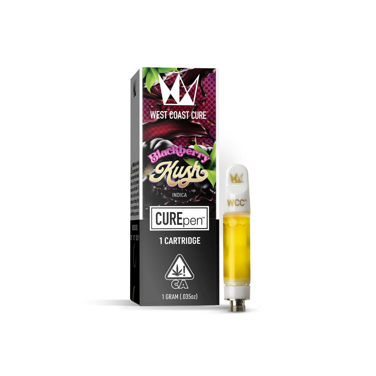 Blackberry Kush (I) | 1g Vape Cartridge | West Coast Cure