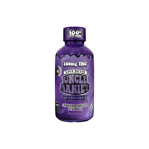 UNCLE ARNIE'S - Uncle Arnie's Blackberry Lemonade Live Resin Infused Beverage 100mg 8oz