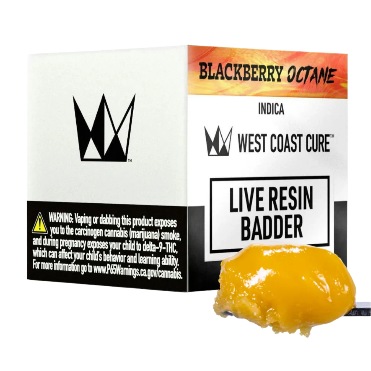 West Coast Cure - Blackberry Octane (I) | 1g Live Resin Badder | West Coast Cure Main Image