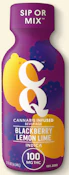 CQ Blackberry Lemon Lime Live Resin Infused Shot 100mg
