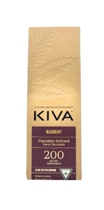 KIVA - Kiva-Blackberry-Dark chocolate-20 pieces-200mg