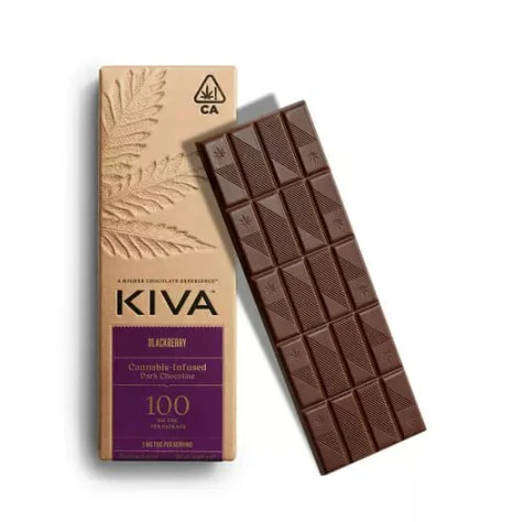 KIVA - Kiva Dark Chocolate Blackberry Bar Main Image