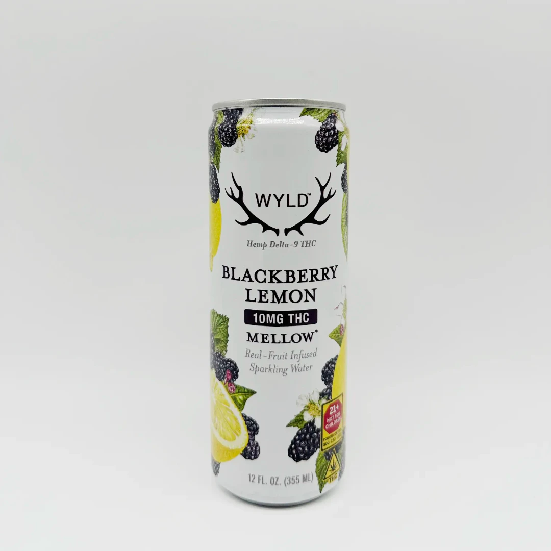 WYLD - Wyld | Blackberry Lemon | 10mg THC Sparkling Water Main Image