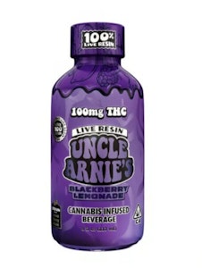 UNCLE ARNIE'S - Uncle Arnie's Blackberry Lemonade Live Resin Drink 100mg