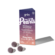 Blackberry Lemonade "Pearls" Gummies | 10pc 300mg 1:1:1 (THC:CBD:CBN)