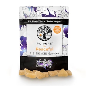 GUMMY - BLACKBERRY VANILLA FIG - CBN - 20mg/pcs - PC PURE