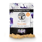 PC Pure - Blackberry Vanilla Fig (Indica) 1:1 THC:CBN Gummies - 200mg