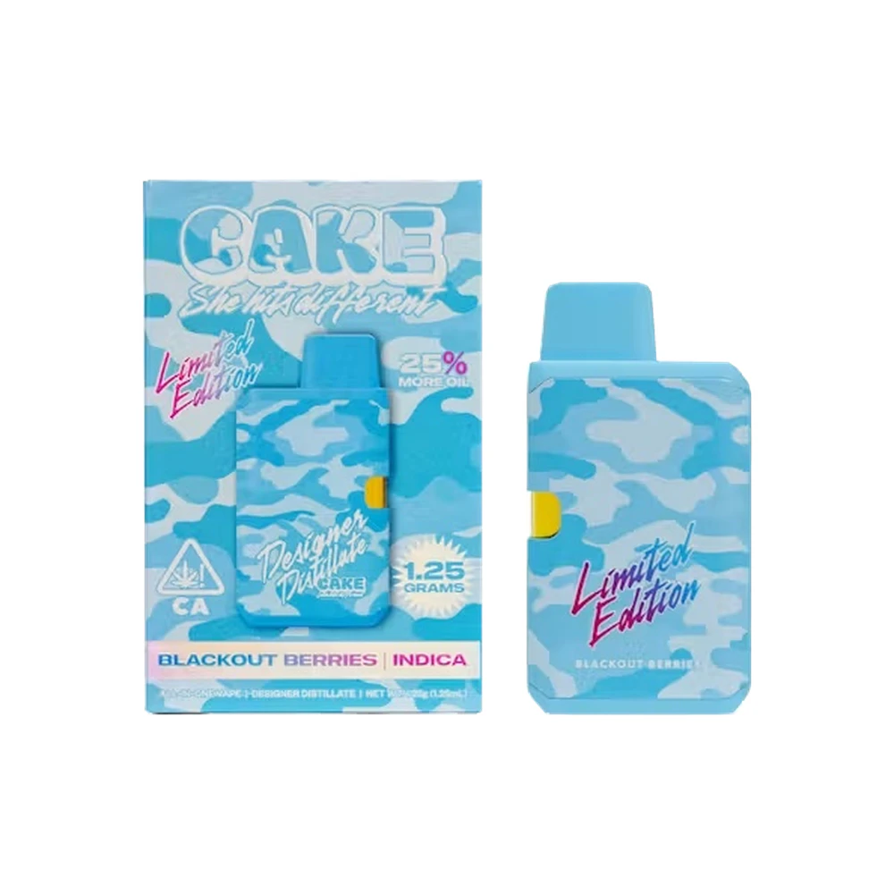 CAKE she hits different - BLACKOUT BERRIES CAMO DISPOSABLE 1.25G - CAKE Main Image