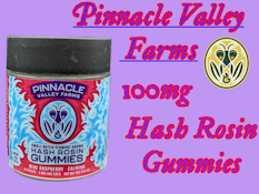 Pinnacle Valley | Blue Raspberry Rosin Gummies | 20/PK