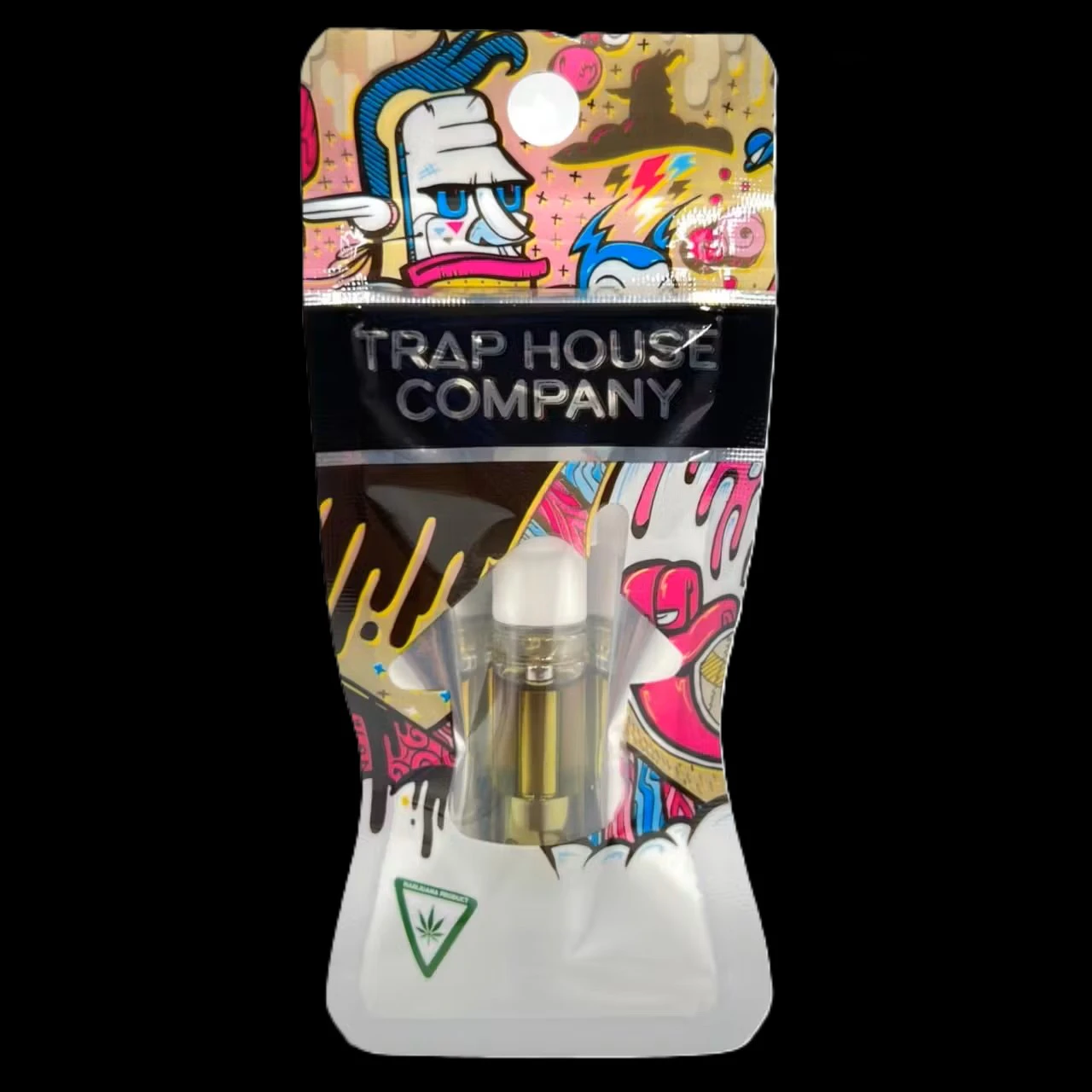 Trap House Company - THC Cranberry Kush | 1g Distillate 510 Vape Cart Main Image