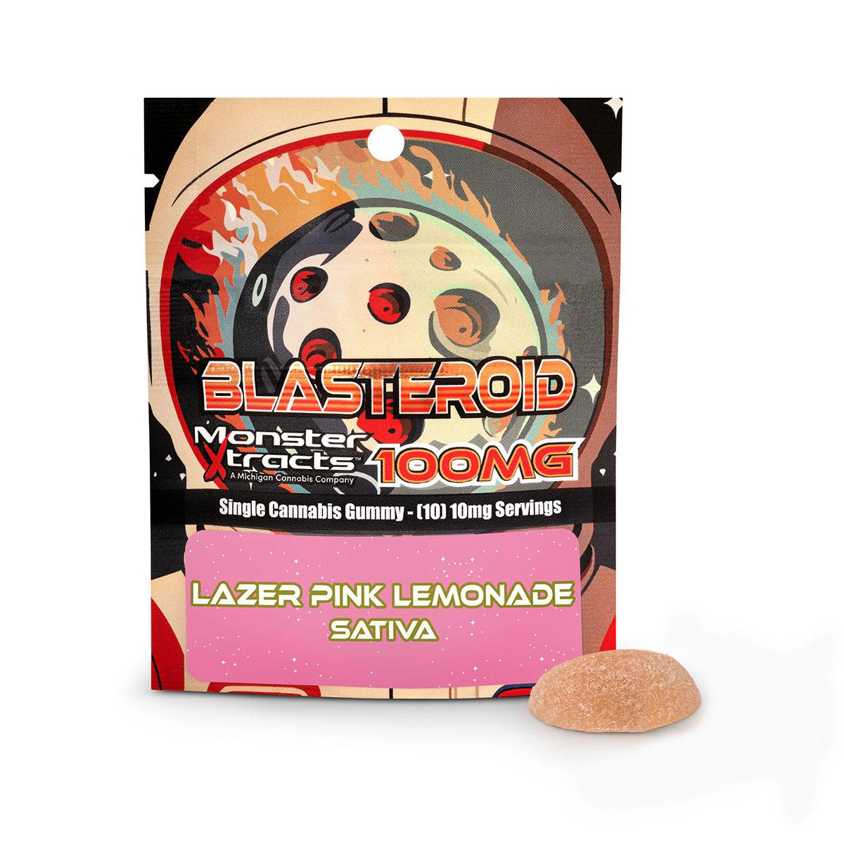 Monster Xtracts - BLASTEROID - LAZER PINK LEMONADE (1PC) ADULT-USE Main Image