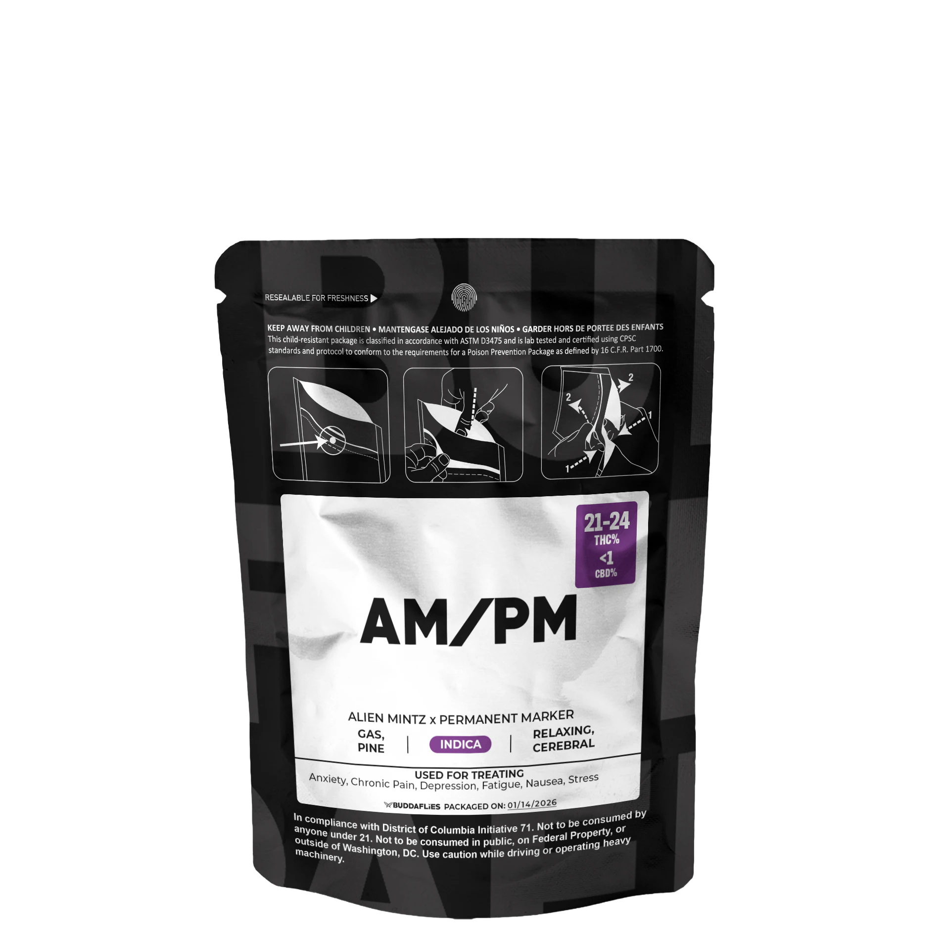 Buddaflies - AM/PM | 3.5g Flower Main Image