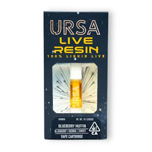 URSA Extracts - URSA 1g Blueberry Muffin Live Resin Cartridge