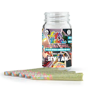 Lift Tickets - Lift Tickets .5g No Till Kings SFV x AM Infused Preroll 5pk