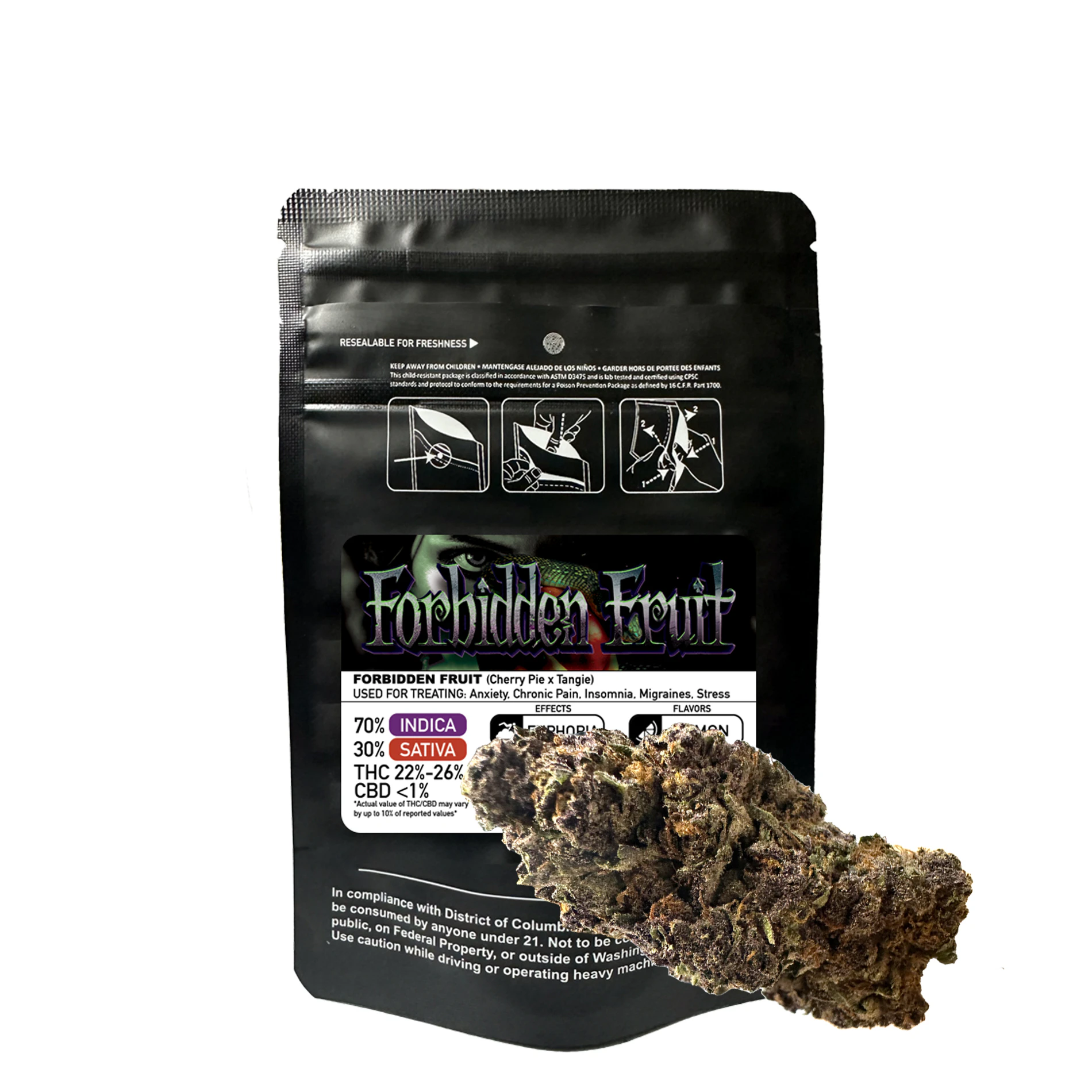 Buddaflies - Forbidden Fruit | 3.5g Flower Main Image